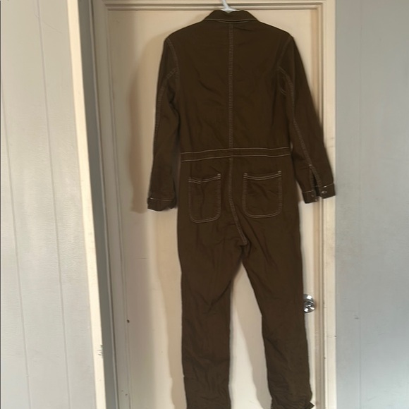 Abercrombie & Fitch Dark Brown Utility Jumpsuit - Picture 3 of 9